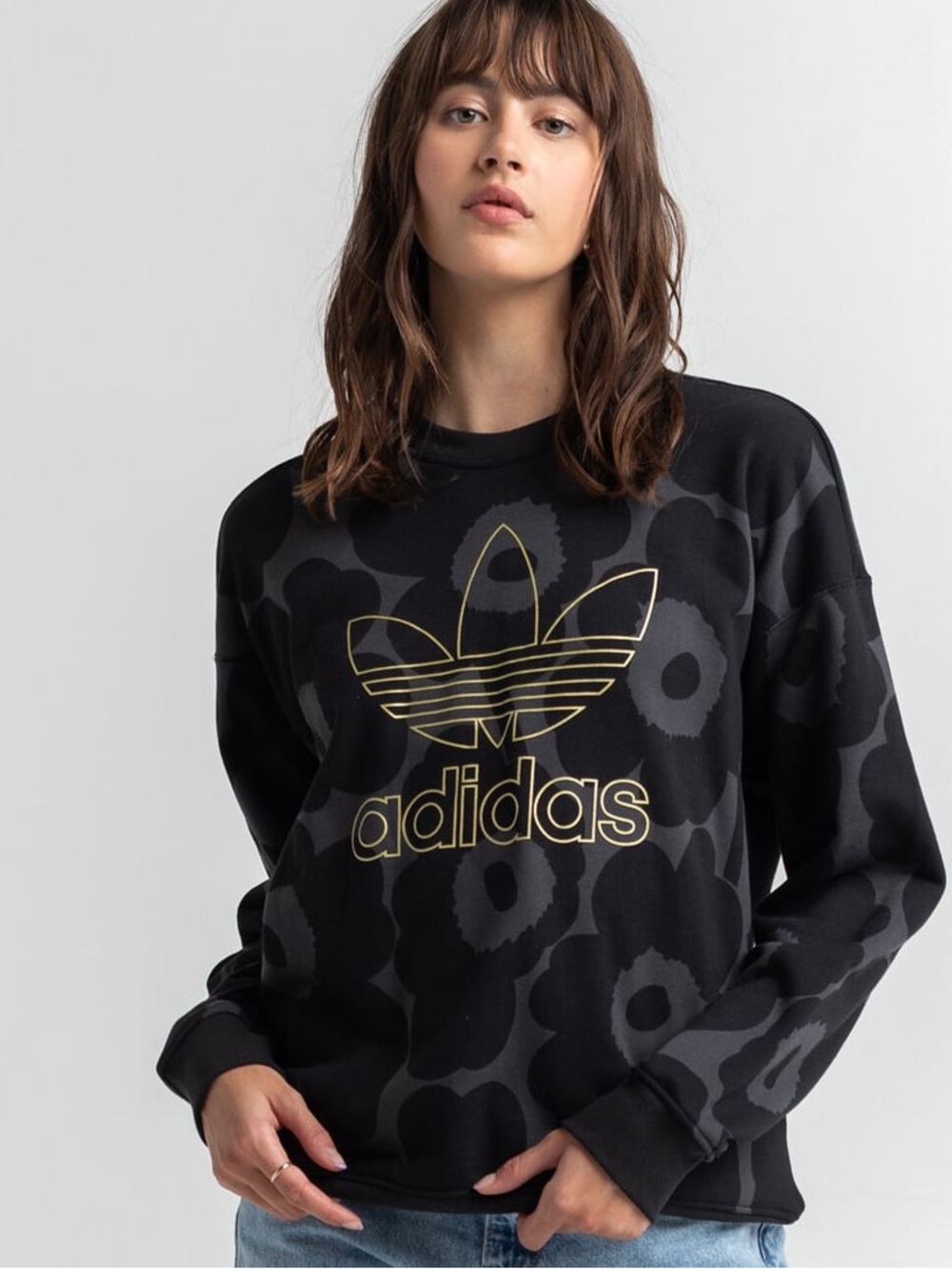 NWT ADIDAS x Marimekko Womens Crewneck Sweatshirt XL